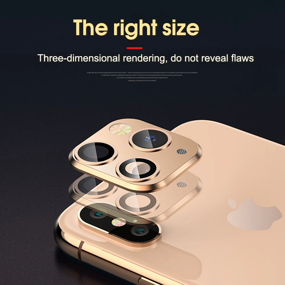 Стекло для камеры для iPhone 11 Pro Max, наклейка на объектив, пленка для iPhone X XS XR, металлическая камера для телефона, алюминиевая защитная пленка для iPhone XR