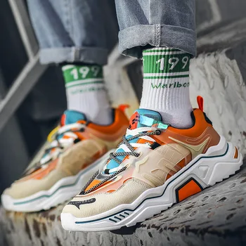 

2020 Men's Casual Shoes Man Flats Breathable Chunky Sneakers Fashion Classic Outdoor Jogging Shoes for Men Zapatos Hombre Vestir