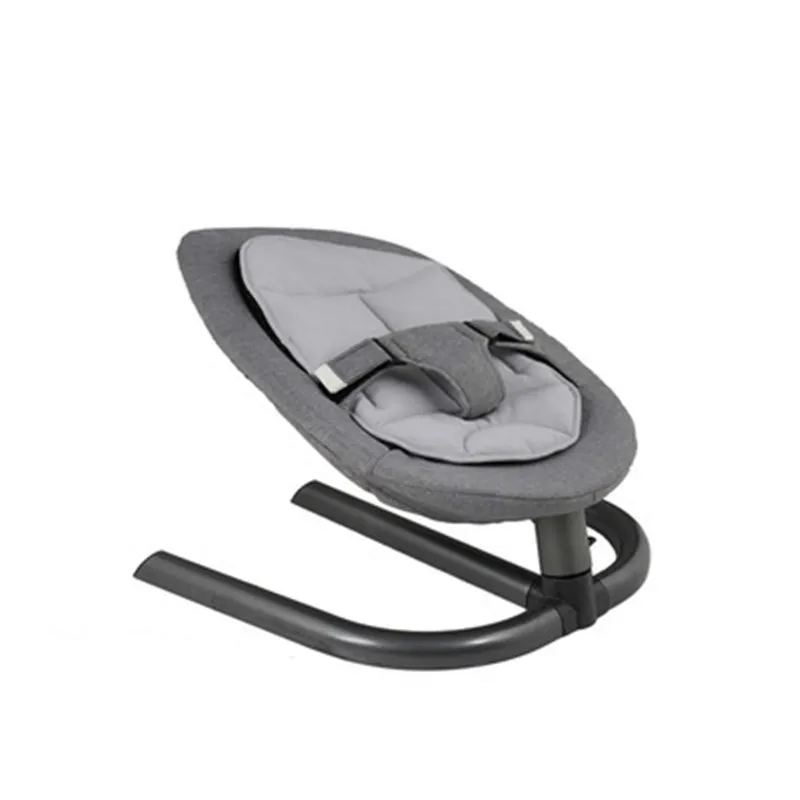 Gray chair gray mat Детское кресло-качалка из алюминия для новорожденных, детское кресло-качалка, детская корзина для сна, автоматическая Колыбель для малышей - Цвет: Gray chair gray mat