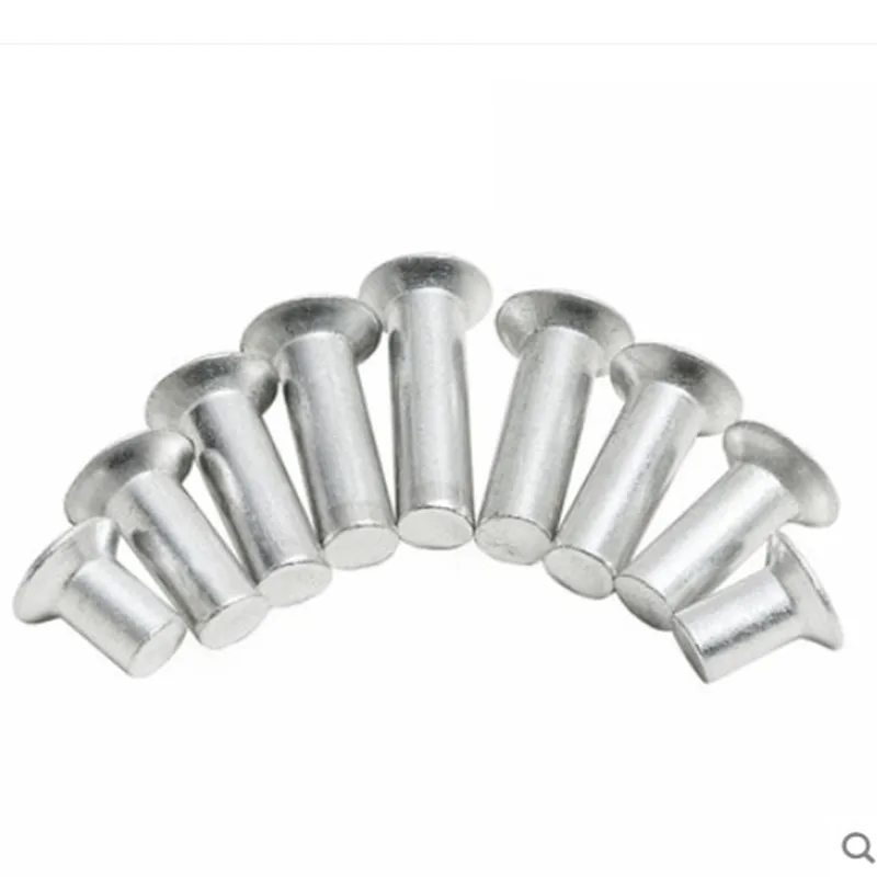 Rivets and Fasteners Rivets and Screws M2 M2.5 M3 M4 M5 M6 Aluminum Countersunk Head Rivets 20pcs-100pcs GB869