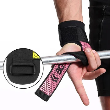 

2pcs Weight Lifting Hand Wrist belt Support Strap Brace band Gym Straps Weight Lifting handwraps Body Building Grip Belt ZL07