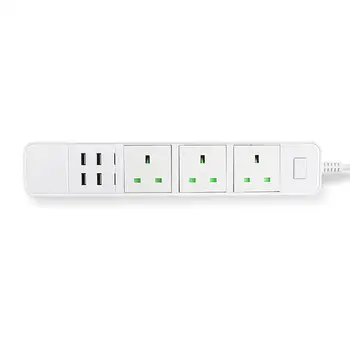 

Smart Wifi Power Strip Multiple Power Sockets Surge Protector Remote Voice Control Alexa Google Home