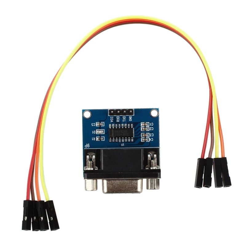 MAX3232 RS232 последовательный порт к TTL конвертерный Модуль DB9 Коннектор с 4