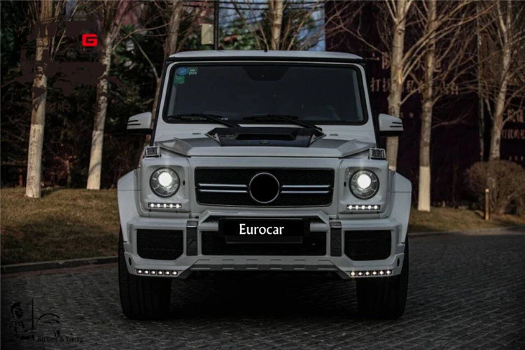 G class W463 DRLs крышка с серебристыми и черными светодиодными лампами для G class W463 90-18y