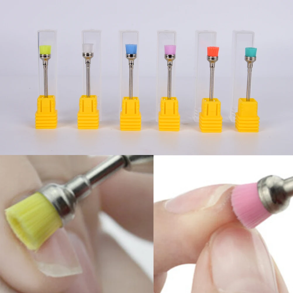 

Files Manicure Nail Dust Bit Brush Cleaning Drills Accessories 2Pcs/lot Nail Drill Brushes Electric Machine