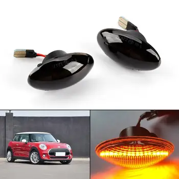 

TAIGONGYU Pair LED Dynamic Side Repeater Lights Indicator Fit For BMW Mini R53 Cooper S JCW GP 2001 2002 2003 04 2005