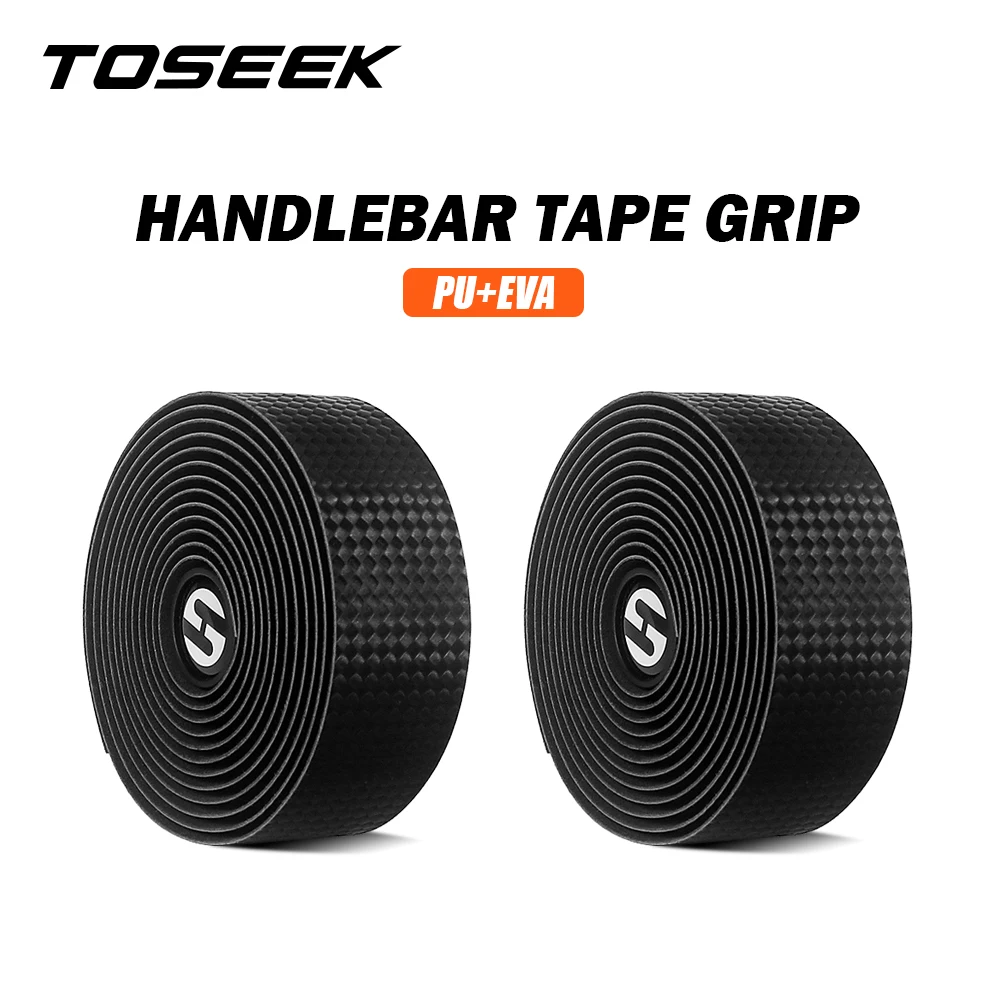 Soft Road Bike Bicycle Handlebar Cork EVA PU Bar Tape Professional Cycling Damping Anti-Vibration Wrap With 2 Bar Plug bike handlebar tape