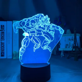 

3D Lamp Dragon Ball Goku VS Jiren Figure Kids Bedroom Decor Light Child Birthday Anime Gift Led Night Light Dragon Ball Gadget