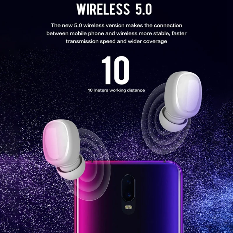 Wireless Bluetooth Earphone5 0 A7 Tws Wireless Headset with Charging Box Sports Earphone Led Power Display