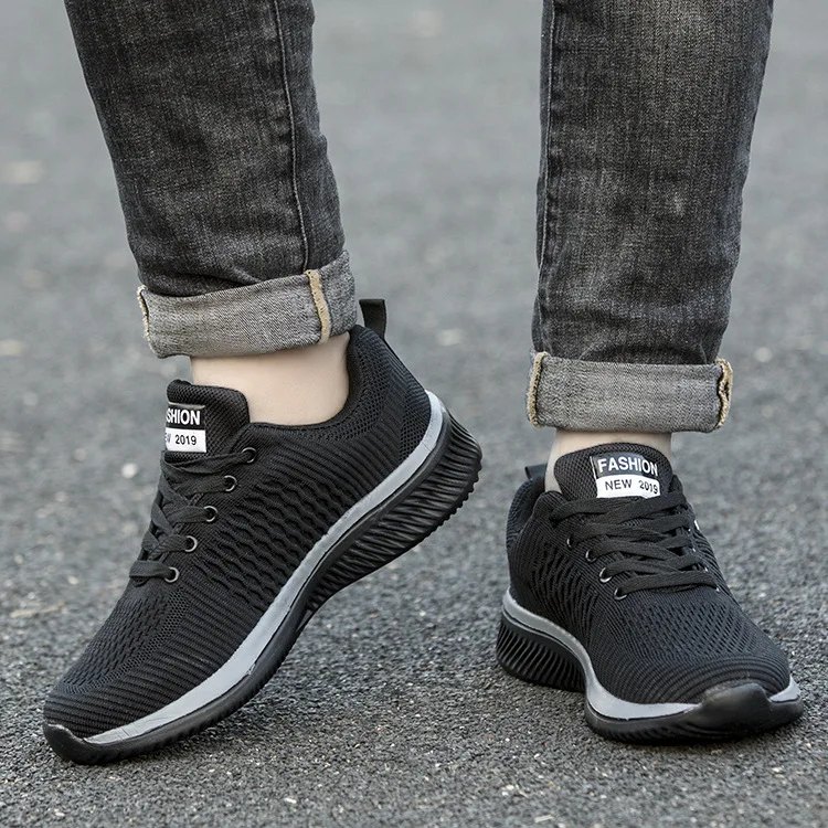 

2019 New Style Spring And Summer Autumn Korean-style Trend MEN'S SHOES Versatile Sports Casual Men Running Trendy Shoes Fly Wove