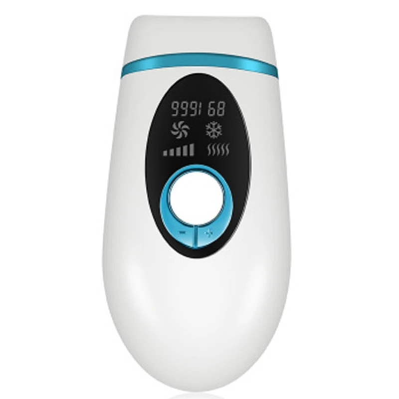 ЕС Plug 990000 Flash IPL постоянный домашний ЖК-дисплей эпилятор электрический безболезненный прибор для удаления волос для тела бикини лица подмышек - Цвет: Blue