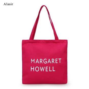 

Alasir Women Letter Korean Style Shoulder Bag Simple Artistic Canvas Bags Student Big Casual Letter Tote Bags Girl Handbags