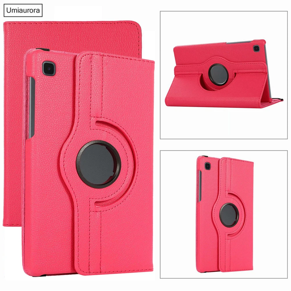 360 Rotating Case For Samsung Galaxy Tab A 8 A7 Lite 8.7 2021 SM-T220 SM-T225 8.7&quot Flip Stand PU Leather Protective Cover Funda |