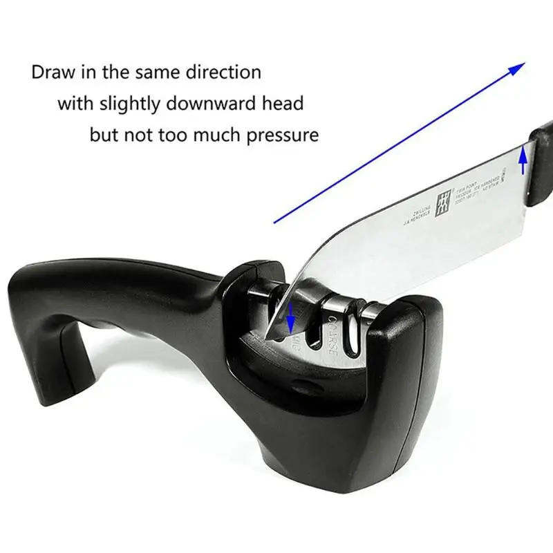 Многофункциональная точилка Вольфрам Сталь Быстрая резка Ножи с 3-я ступенями гаджеты для дома прочный точильный камень для дома поставки