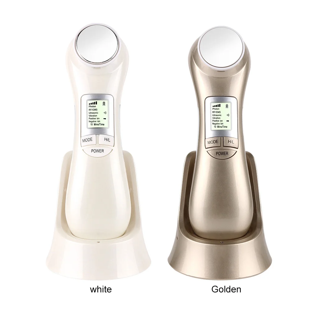  AOPHIA Skin Care Massager Facial Mesotherapy Electroporation RF RadioFrequency LED Photon Face Lift