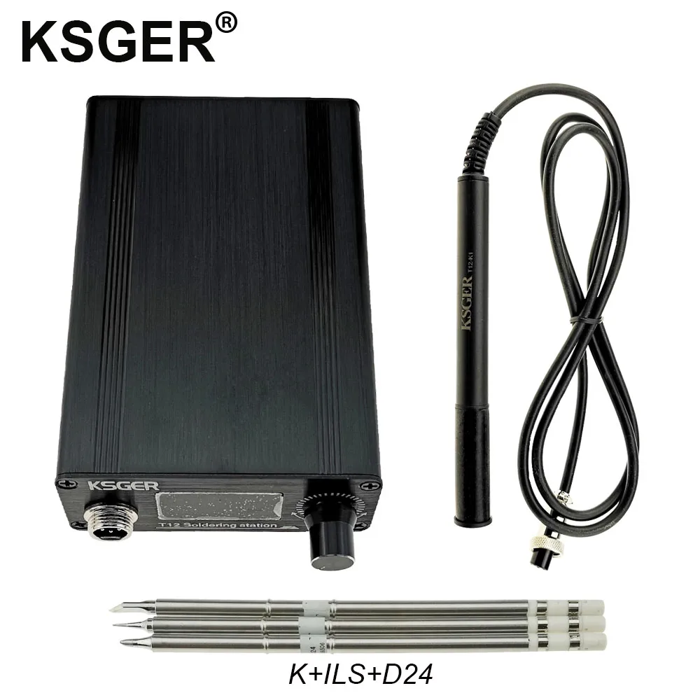Белый KSGER T12 OLED паяльная станция STM32 V2.1S DIY контроллер T12 железные наконечники комплекты для сварки ABS Ручка держатель стенд быстрый нагрев - Цвет: Белый