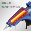 Mini Hot melt Glue Gun 40W High Temperature Silicone Gun,DIY Projects, Repairs ,Artistic Creation,with 1-50pcs 7mm Glue Sticks 2