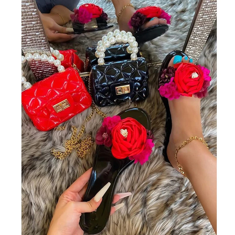 2021 Summer Bags Mini Jelly Bag Lipstick Packet Pearl Buckle Solid Color Woman's Portable Fashion | Багаж и сумки