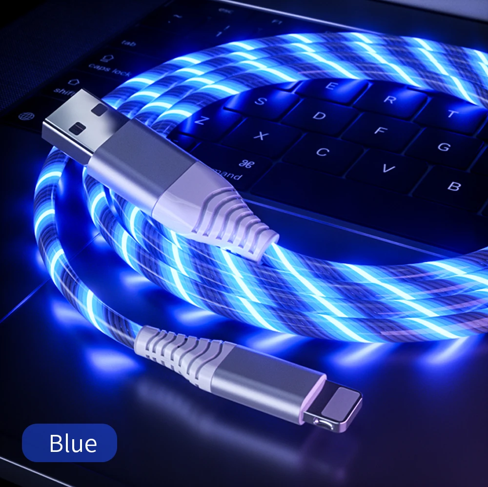 Meide 2 м осветительный светильник LEB USB кабель для быстрой зарядки типа C/Micro/Apple для samsung XiaoMi HUIWEI OPPO LG iphone11