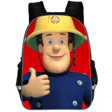 Популярные подарки для детей, Детский круглый рюкзак, сумка для детей, мультяшный герой Пожарный Сэм, рюкзак, сумка для девочек и мальчиков, школьные сумки