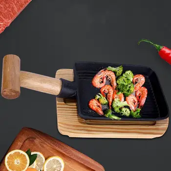 

Alloy Frying Plate Shovel Shaped Baking Pan BBQ Frying Tray Kitchen Cookware 230x170x35cm