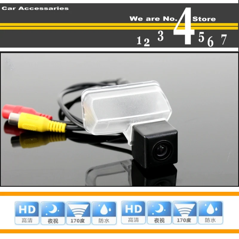 LiisleeCar Camera For TOYOTA Auris : Blade High Quality Rear View Back Up Camera For PAL : NTSC to Car Tuning | CCD + RCA6