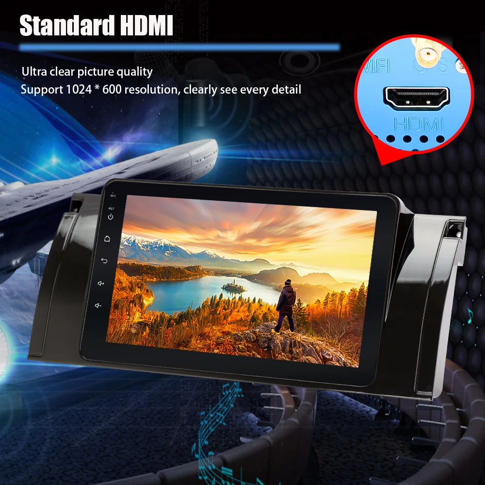 Best Eunavi 8 inch Android 9.0 HD 1024*600 Car Radio Stereo Car GPS Navigation For BMW E53 E39 X5 WiFi 3G Audio Player no dvd 1 din 2 Best Eunavi 8 inch Android 9.0 HD 1024*600 Car Radio Stereo Car GPS Navigation For BMW E53 E39 X5 WiFi 3G Audio Player no dvd 1 din 2