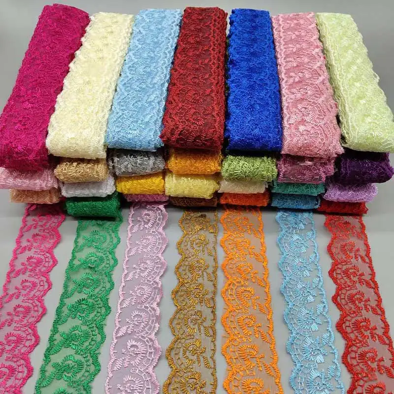 Wholesale10Yard4CMWideLaceTrimDiyClothesFabricUsedForLace