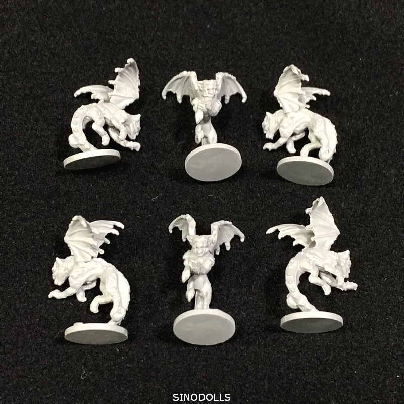 6 шт. подземелья и дракон миниатюры 2 см DND настольная игра D& D ролевые игрушки мини-фигурка