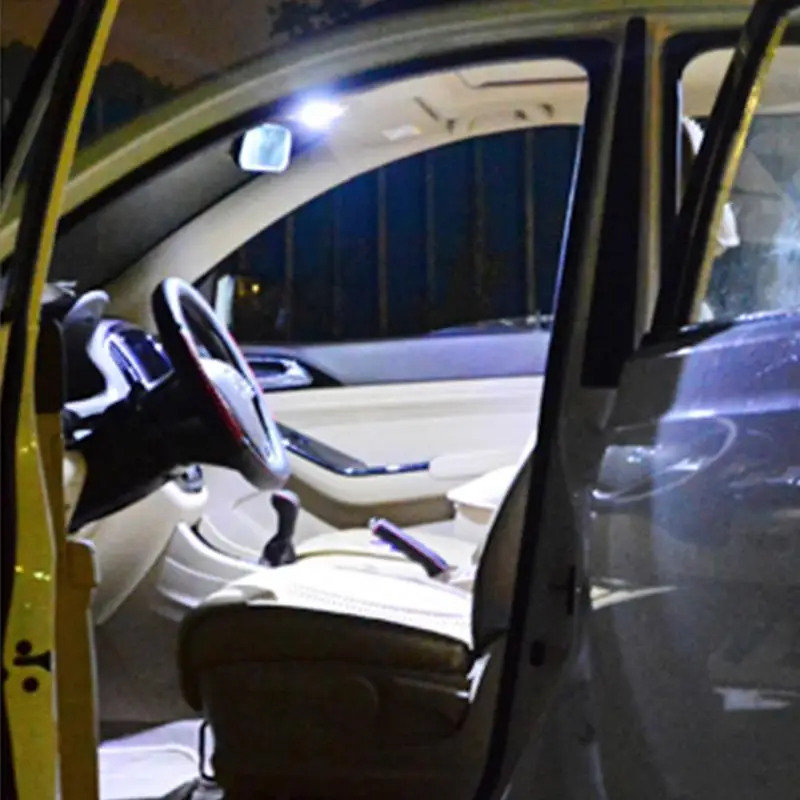 Автомобильный 48 COB светодиодный светильник для салона автомобиля купольный