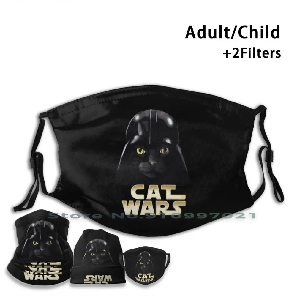 I Love My Cat V.10 Wars V.04 неодноразовая маска для лица PM2.5 фильтры детей и взрослых кошек