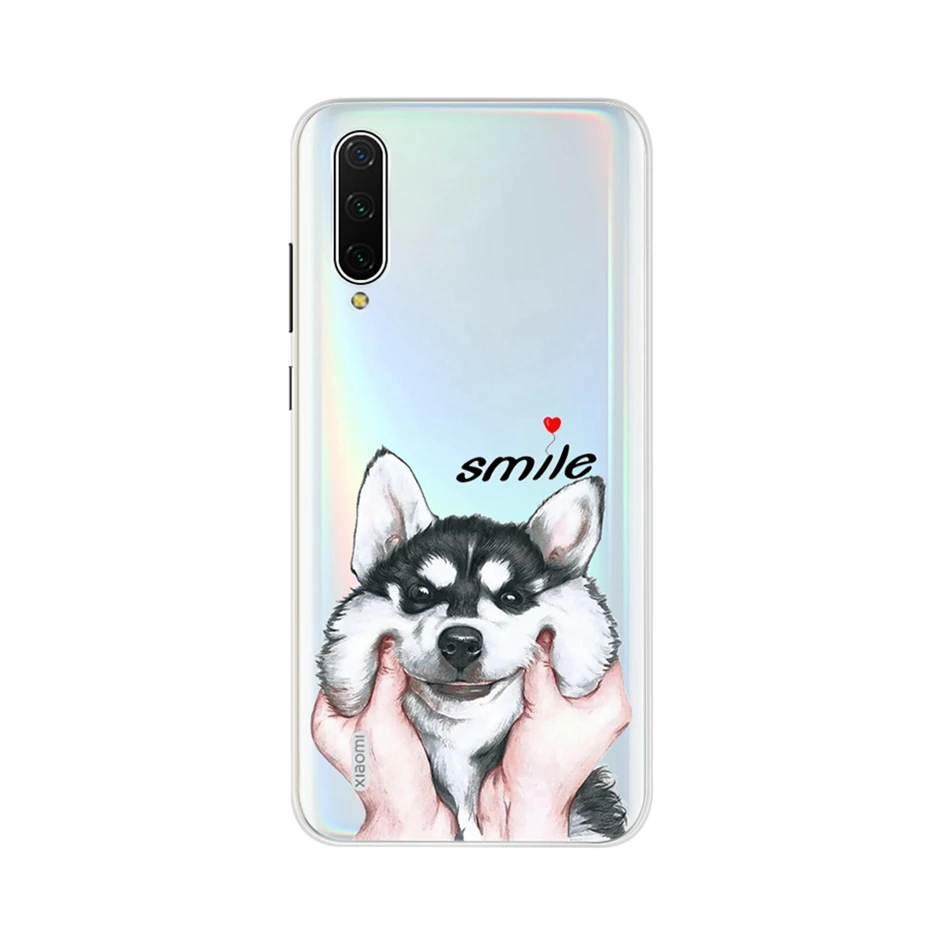 Темно-серый Для xiaomi mi A3 чехол животных силиконовый мягкий, симпатичный, из ТПУ чехол-накладка для телефона чехол s для xiaomi mi A3 mi A3 3 Coque для xiaomi a3 чехол - Цвет: Темно-серый