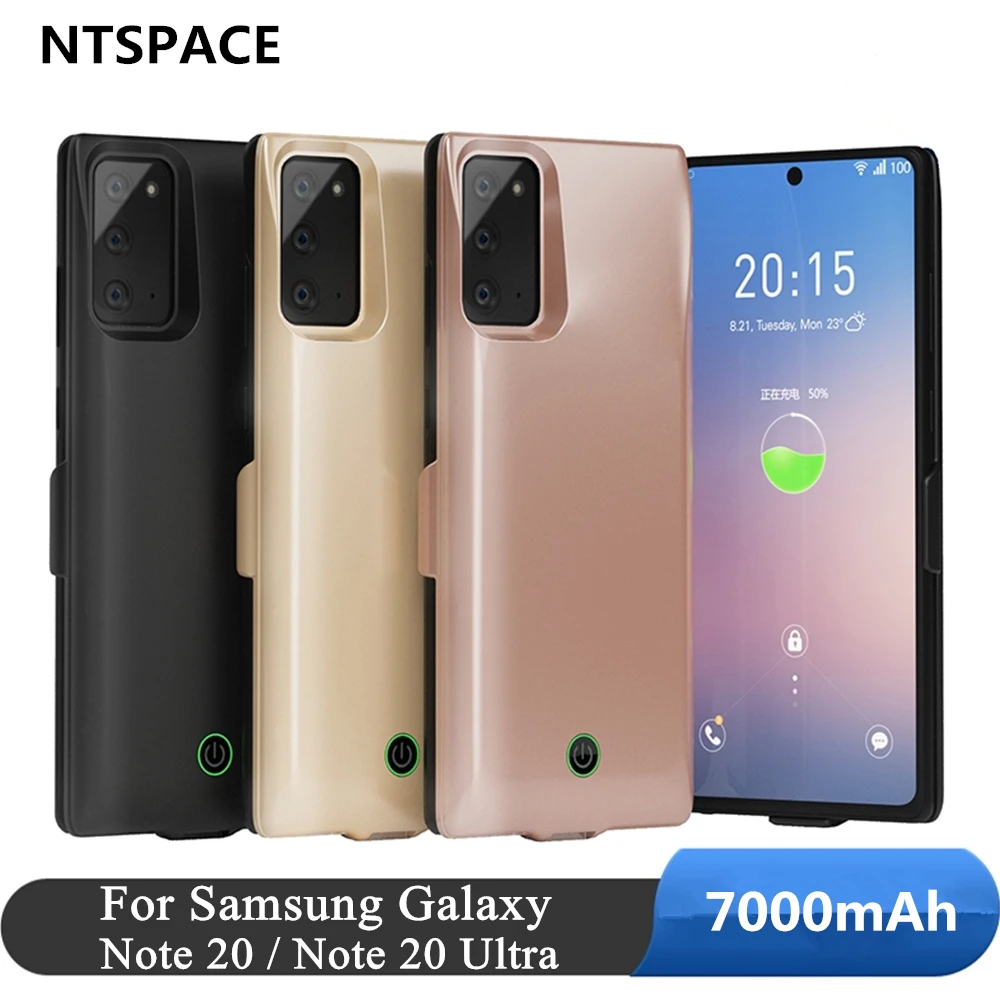 For Samsung Galaxy Note 20 Ultra 5G Battery Case 7000mAh Slim Power Bank Charger for Charging Cover | Мобильные телефоны и