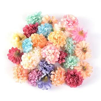 45CM 10pcs hydrangea artificial flower head fake flower for wedding party home decoration DIY wreath gift box scrapbook craft