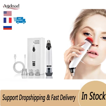 

1 Set Electric Pore Acne Blackhead Vacuum Cleaner USB Rechargeable Black Spots Pimple Extractor Removal Tool Facial Skin Care
