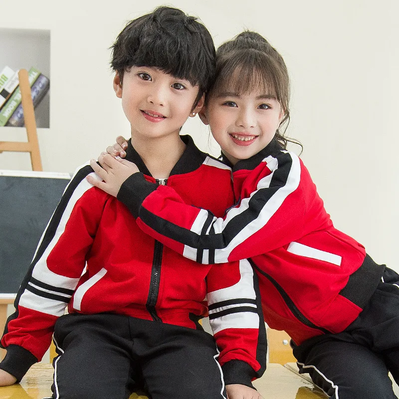 

Children Yuanyuan Service Spring And Autumn Young STUDENT'S School Uniform Stand Collar Men And Women-Style College Children Bus
