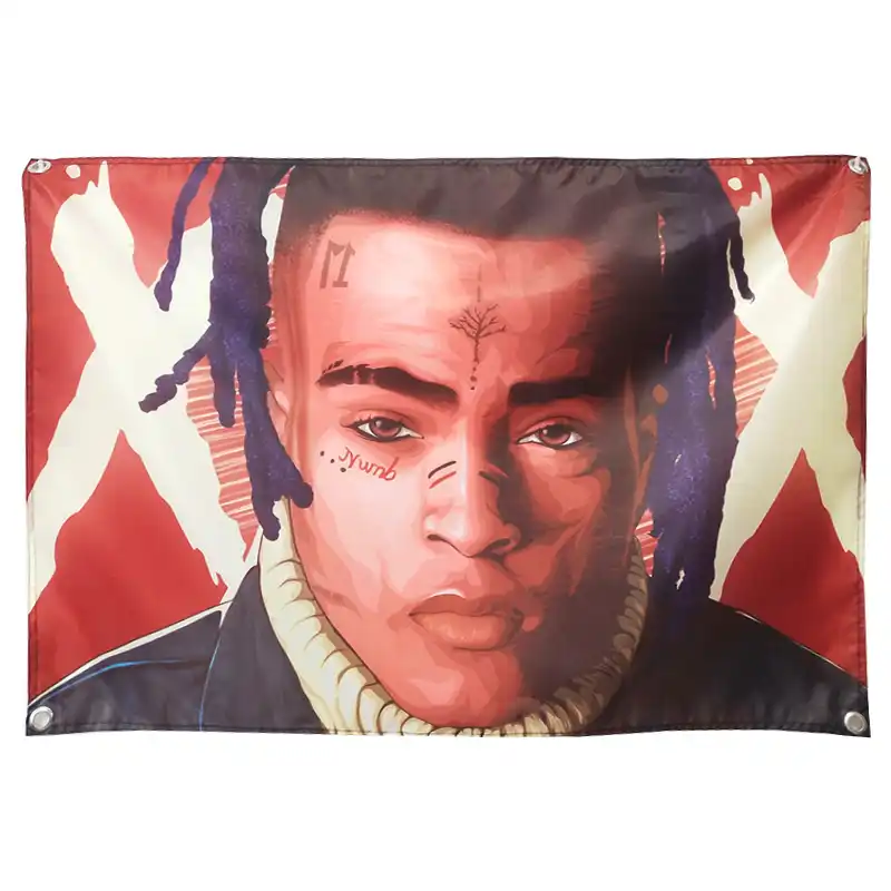 Xxx Rock Band Hip Hop Musik Poster Banner Tapisserie Wandbild Drucken Tuch Kunst Bar Cafe Home Decor Hangen Flagge 4 Gromments In Ecken Fahnen Banner Und Zubehor Aliexpress