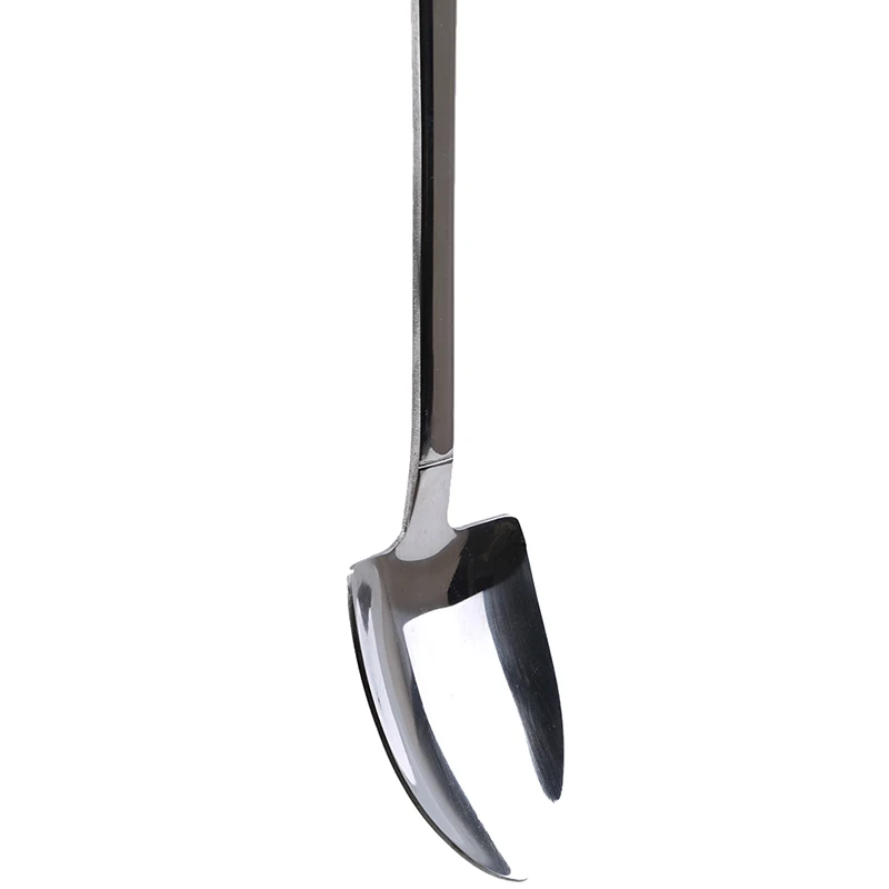 2 шт./компл. Нержавеющая сталь Cuchara Silicona Bebe для малышей и детей постарше ложка для кормления+ вилка высокое качество Нержавеющая сталь детская ложка столовые приборы