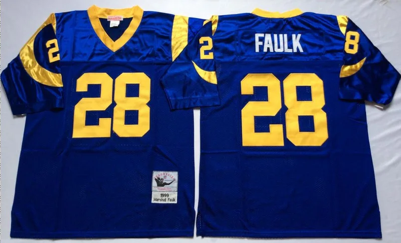 Зеленый Stitiched, Los Angel, Jack Youngblood, Eric, Marshall Faulk, Kurt Warner, Throwback для мужчин Джерси - Цвет: Зеленый