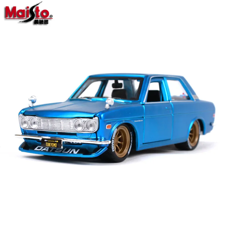 

Maisto 1:24 Nissan1971 DATSUN 510 Alloy car model die-casting model car simulation car decoration collection gift toy