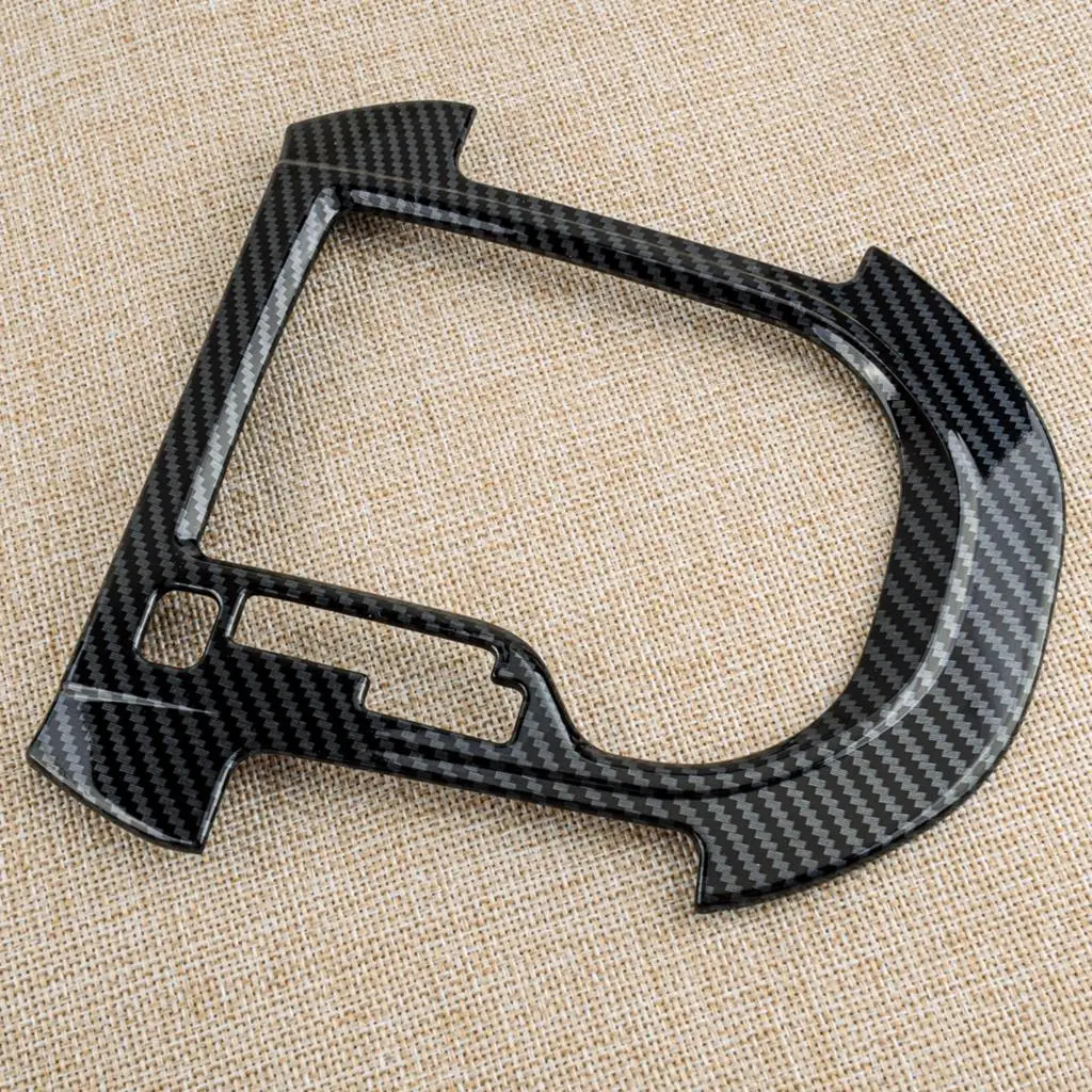 1 Set Auto Schwarz Carbon Faser Stil Getriebe Shift Panel Abdeckung Trim  Rahmen Kunststoff Fit Für KIA Forte Cerato K3 2019 2020 - AliExpress