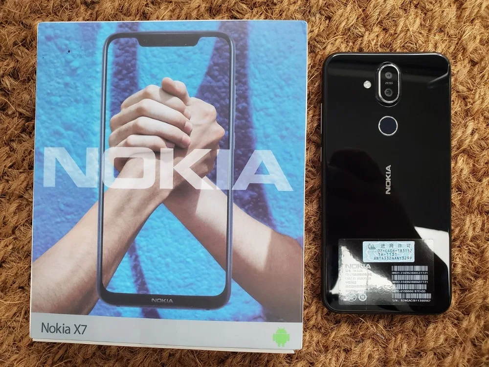 Nokia X7, 4 Гб ОЗУ, 64 Гб ПЗУ, две sim-карты, разблокированный Android мобильный телефон, LTE 6,18 '', 3 камеры, четыре ядра, 3500 мАч, отпечаток пальца, Snapdragon 710