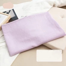 Фиолетовый дизайнерский тканый саржевый льняной вискозный материал для шитья платьев и повседневной одежды 90*135 см/шт W300551