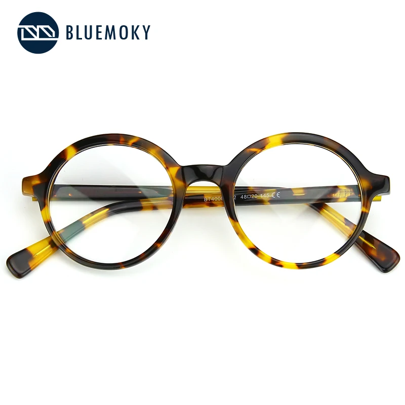 BLUEMOKY, ретро очки, оправа для женщин, круглая оправа для очков, оправа для очков, прозрачные линзы, Gafas, Ретро стиль, очки ботаника