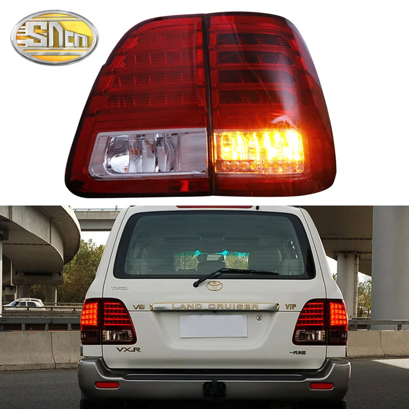 

Car LED Tail Light Taillight For Toyota Land Cruiser 100 FJ100 LC100 1998 - 2007 Rear Fog Lamp + Brake + Reverse + Turn Signal