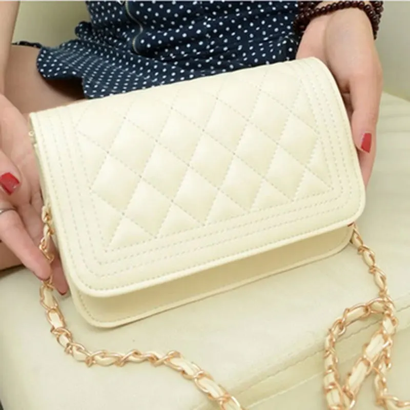 

New European and American trend small square bag Korean version of the simple chain one shoulder fashion Messenger bag wild ladi