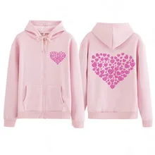 2020 women hoodies children BOY girl shirt Love Heart Couple sweatshirts Zipper Hoodie sweatshirt spring autumn jackets