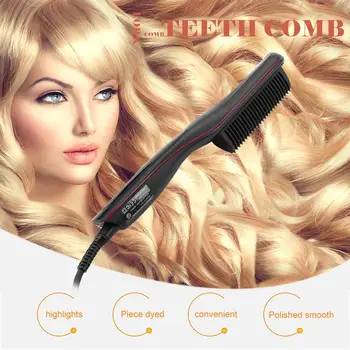 

LED Display Hair Curly Comb Superior Quality Temperature Adjustment Salon Hair Styling Skillful Manufacture Brush Tool