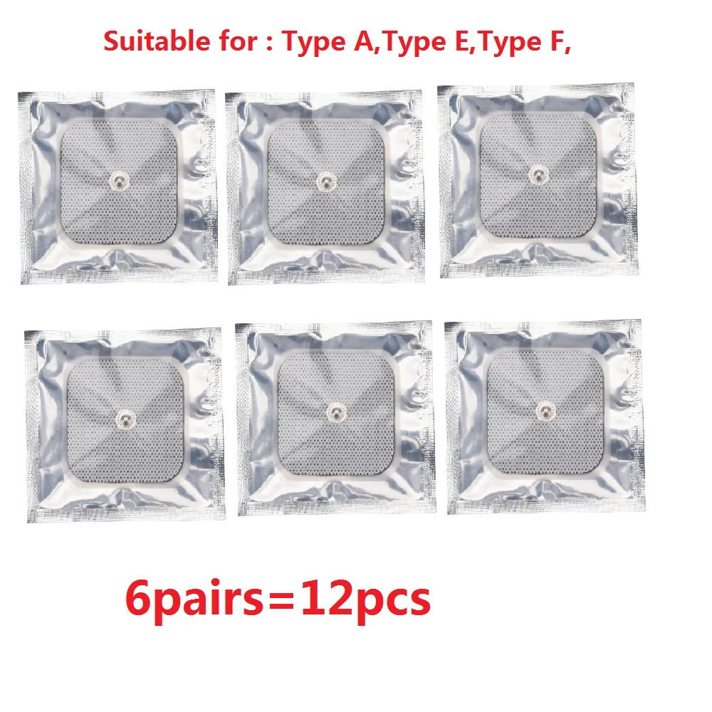 Only 6pair pads 6/8/12/15 режимов десятки массажер для тела цифровой акупунктурный EMS устройство электростатического терапия электрический пульс, мышца массаж Стимулятор для облегчения боли - Цвет: Only 6pair pads