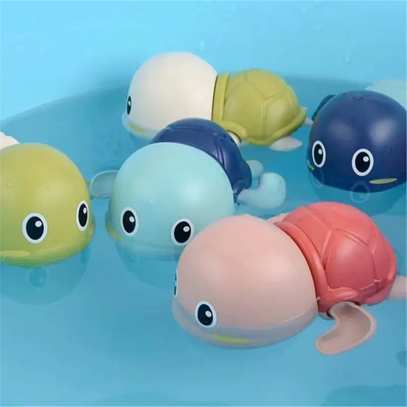 Милые морские животные Черепаха из мультфильма, классические детские игрушки для купания